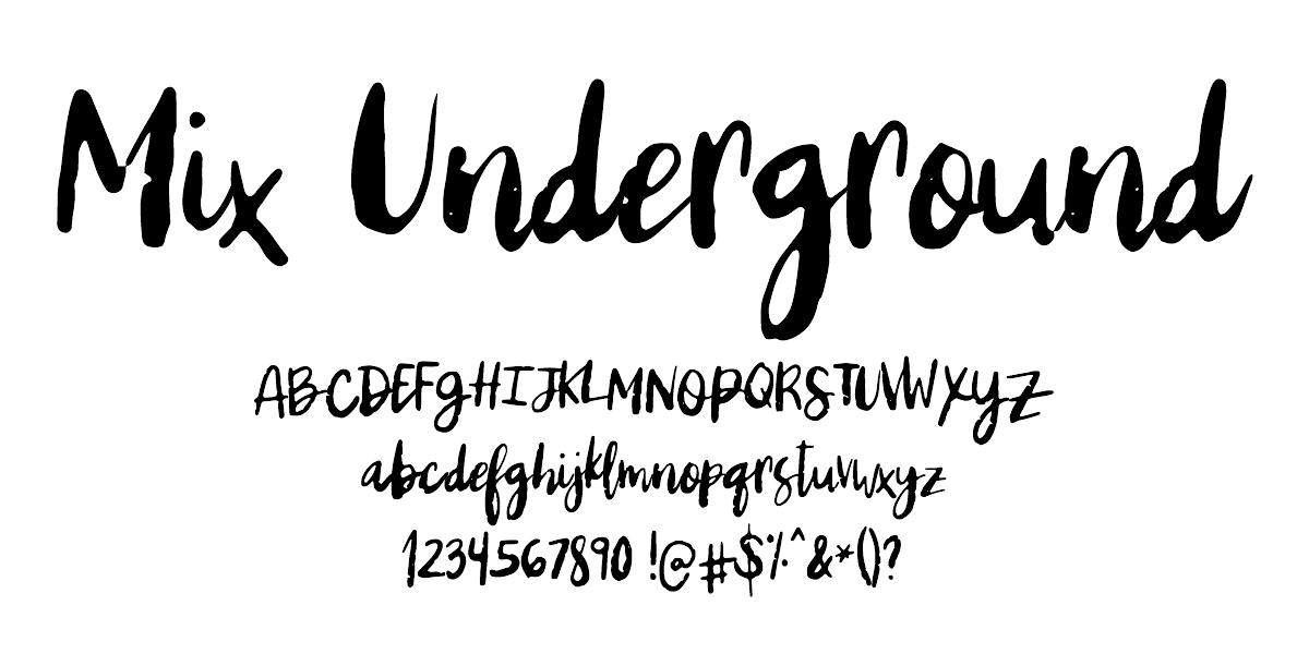 Fonts by Mikko Sumulong - Mix Underground